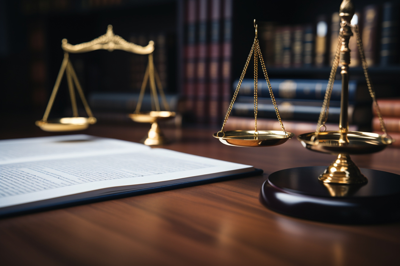 知险律师事务所法律典籍与天平